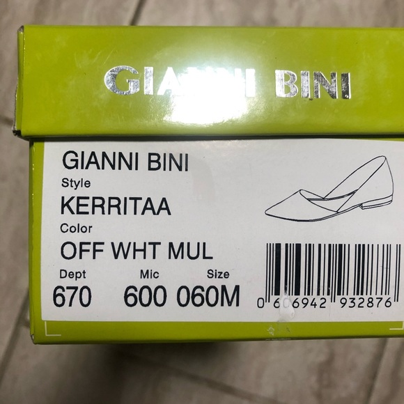 NIB Gianni Bini kerritaa snakeskin flat - Picture 3 of 4
